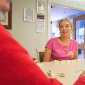 activities team in care home domino